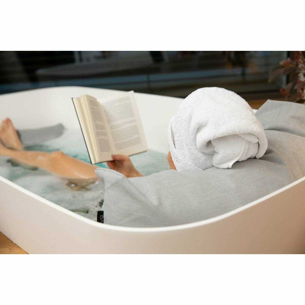 BADESOFA Bath Pillow Grey, S Ultimate comfort for the bathtub - Image 3