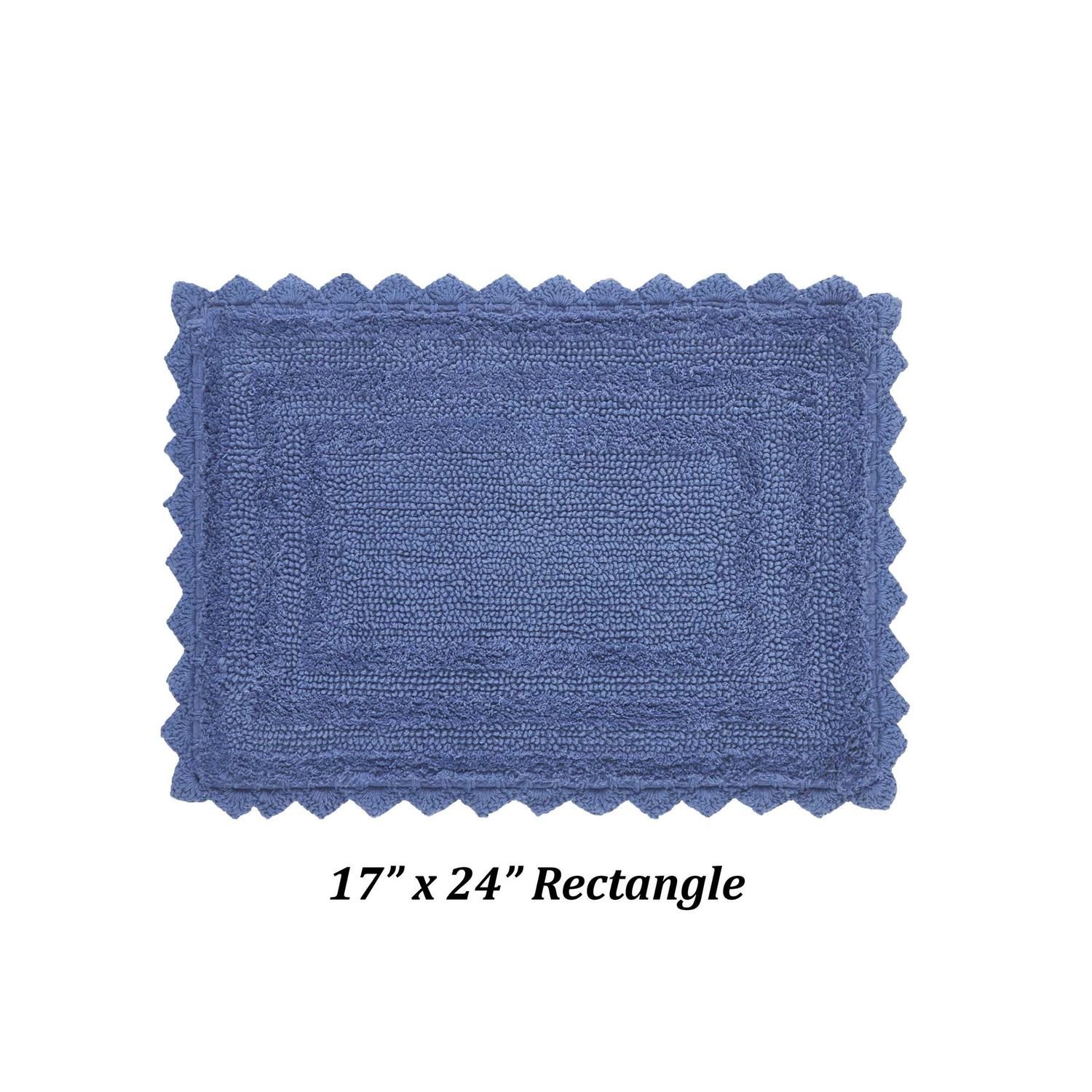 Better Trends Lilly Crochet 100% Cotton Bath Rug Set - Image 4