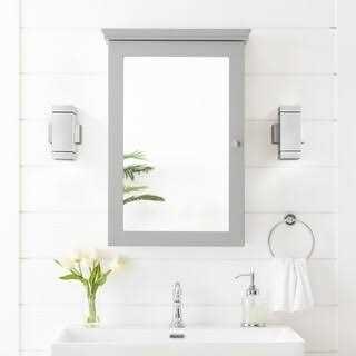 Crosley Lydia Mirrored Wall Cabinet - Image 3