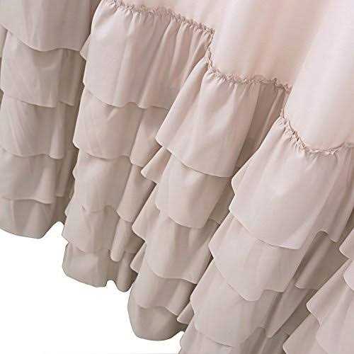 Westweir Ruffle Shower Curtain Farmhouse Bathroom 72 inches x 72 inches - Image 3