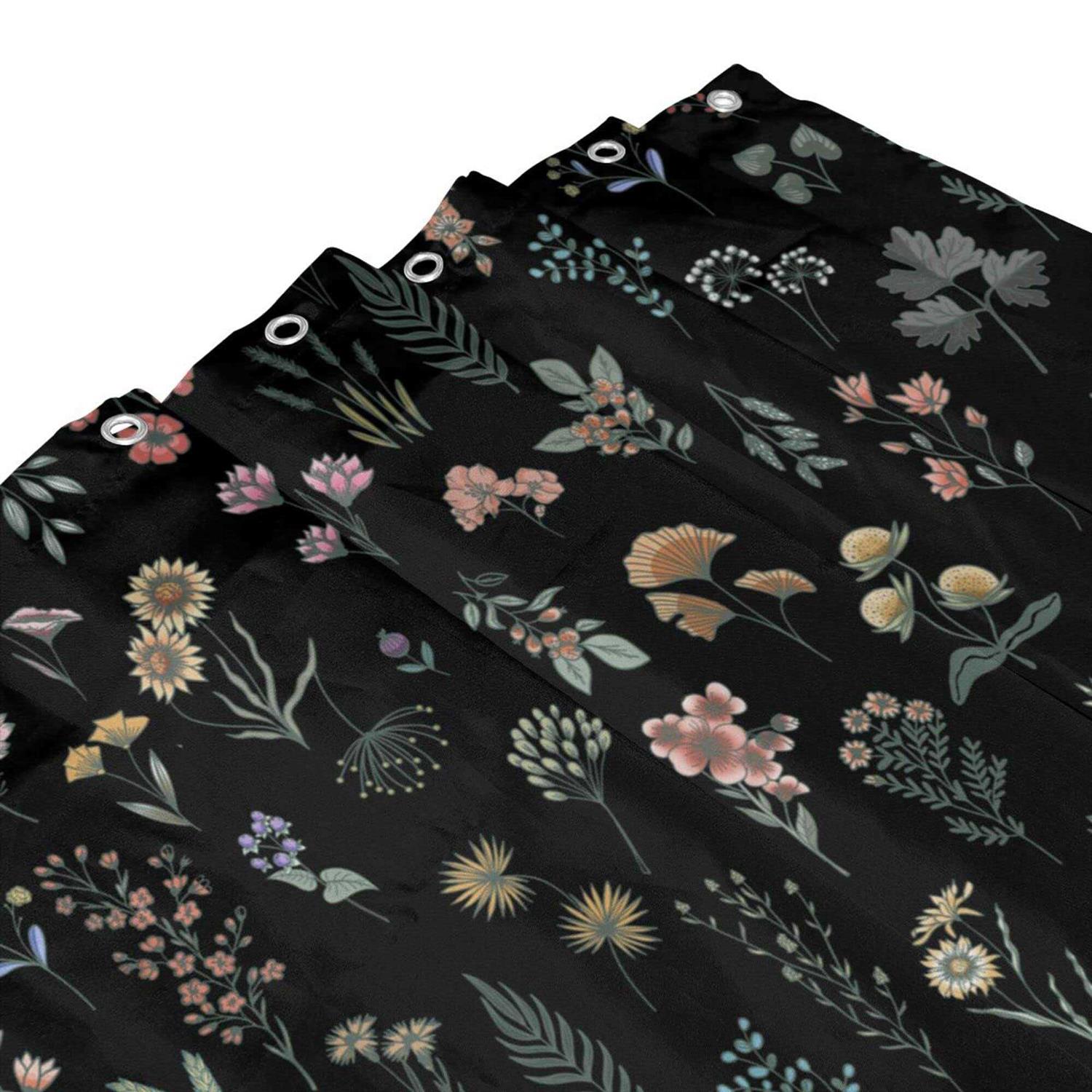 Ohocut Boho Shower Curtains for Bathroom Cute Floral - Image 4