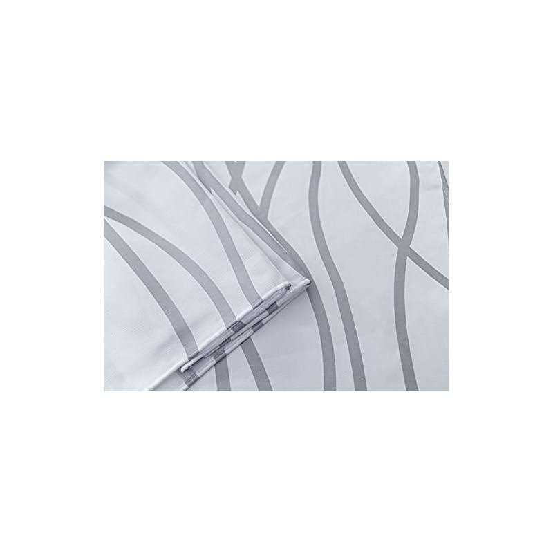 Biscaynebay Textured Fabric Shower Curtain 72 Inches by 72 Inches - Image 3