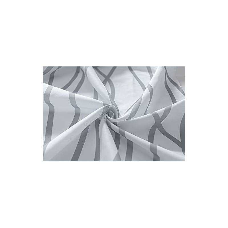 Biscaynebay Textured Fabric Shower Curtain 72 Inches by 72 Inches - Image 4