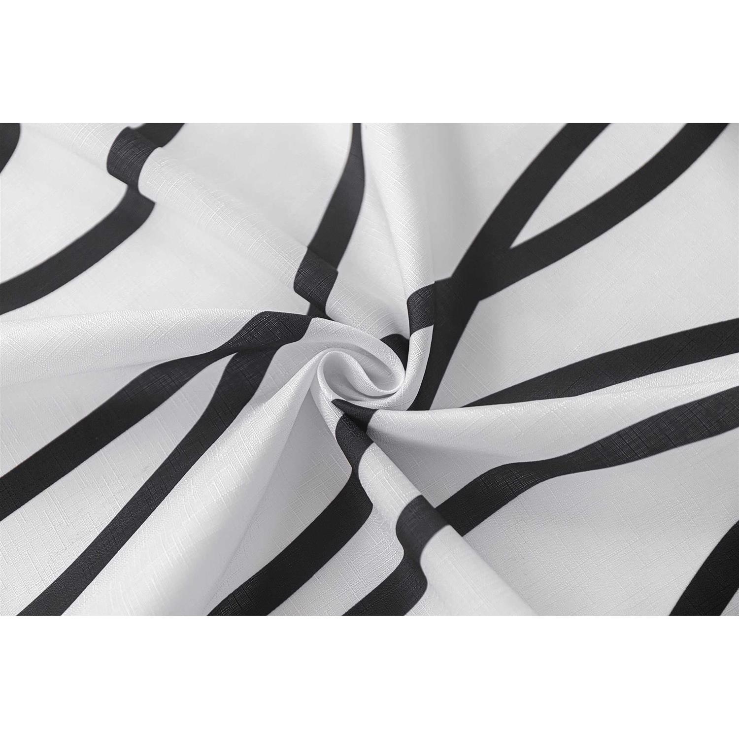 Biscaynebay Textured Fabric Shower Curtain 72 Inches by 72 Inches - Image 3