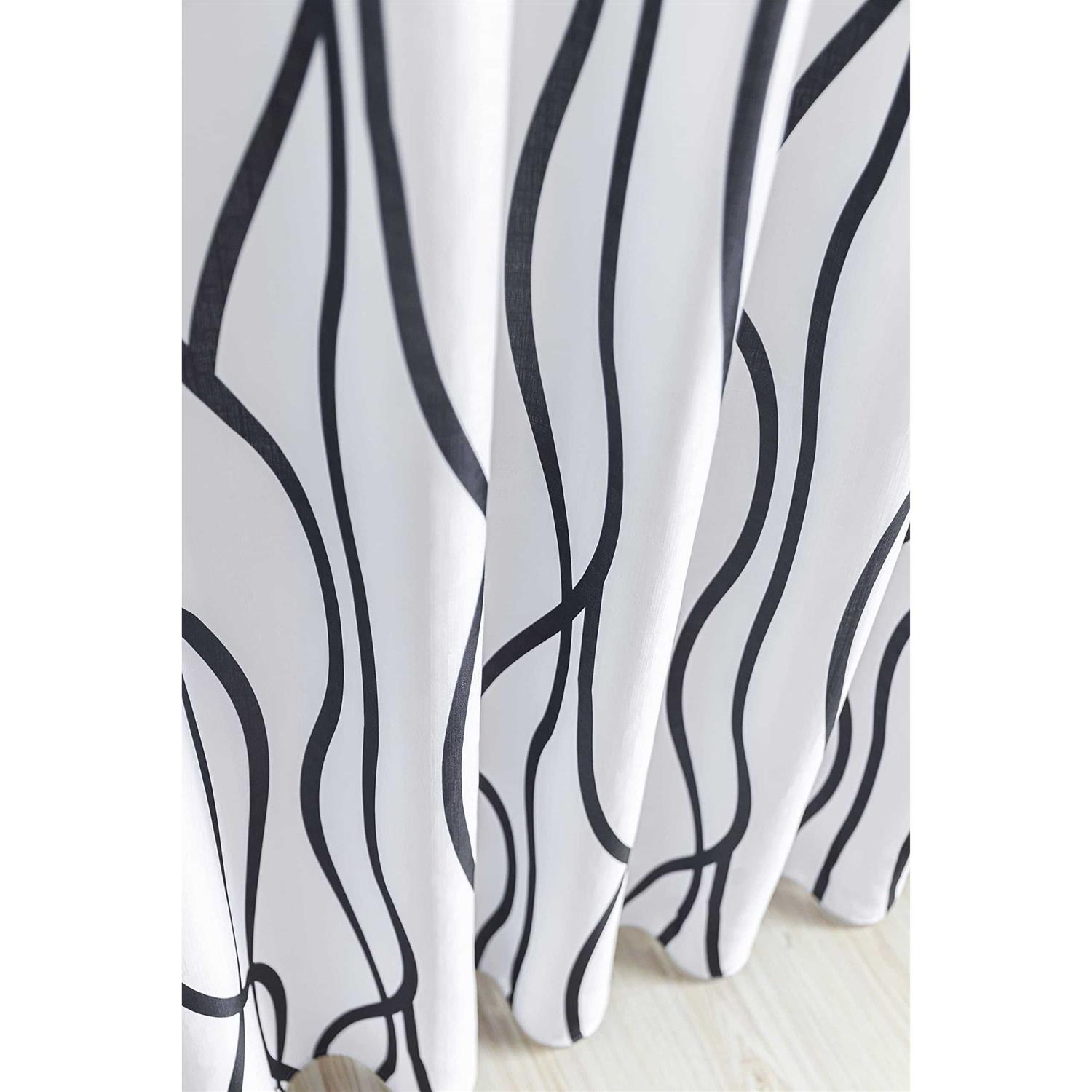 Biscaynebay Textured Fabric Shower Curtain 72 Inches by 72 Inches - Image 4