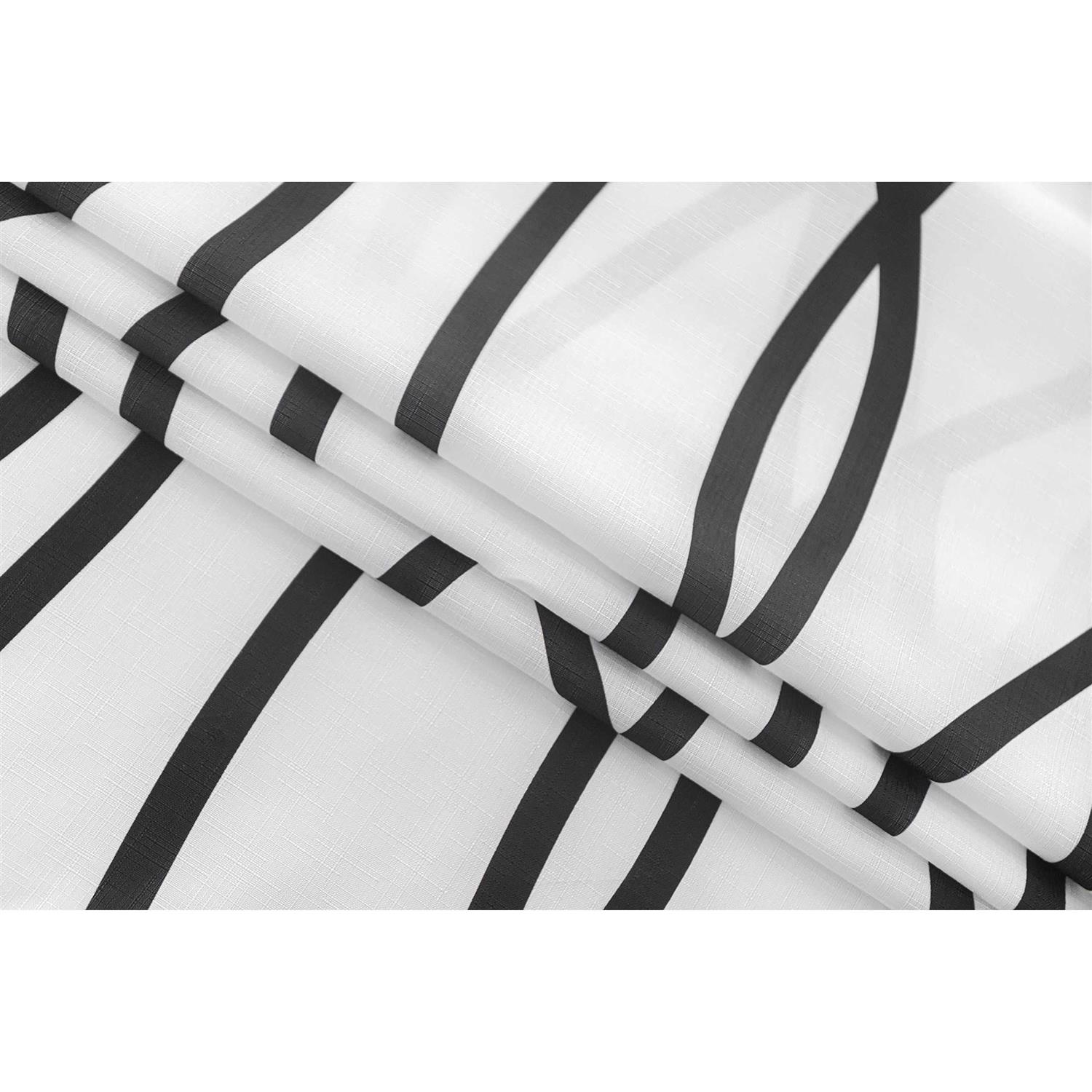 Biscaynebay Textured Fabric Shower Curtain 72 Inches by 72 Inches - Image 5