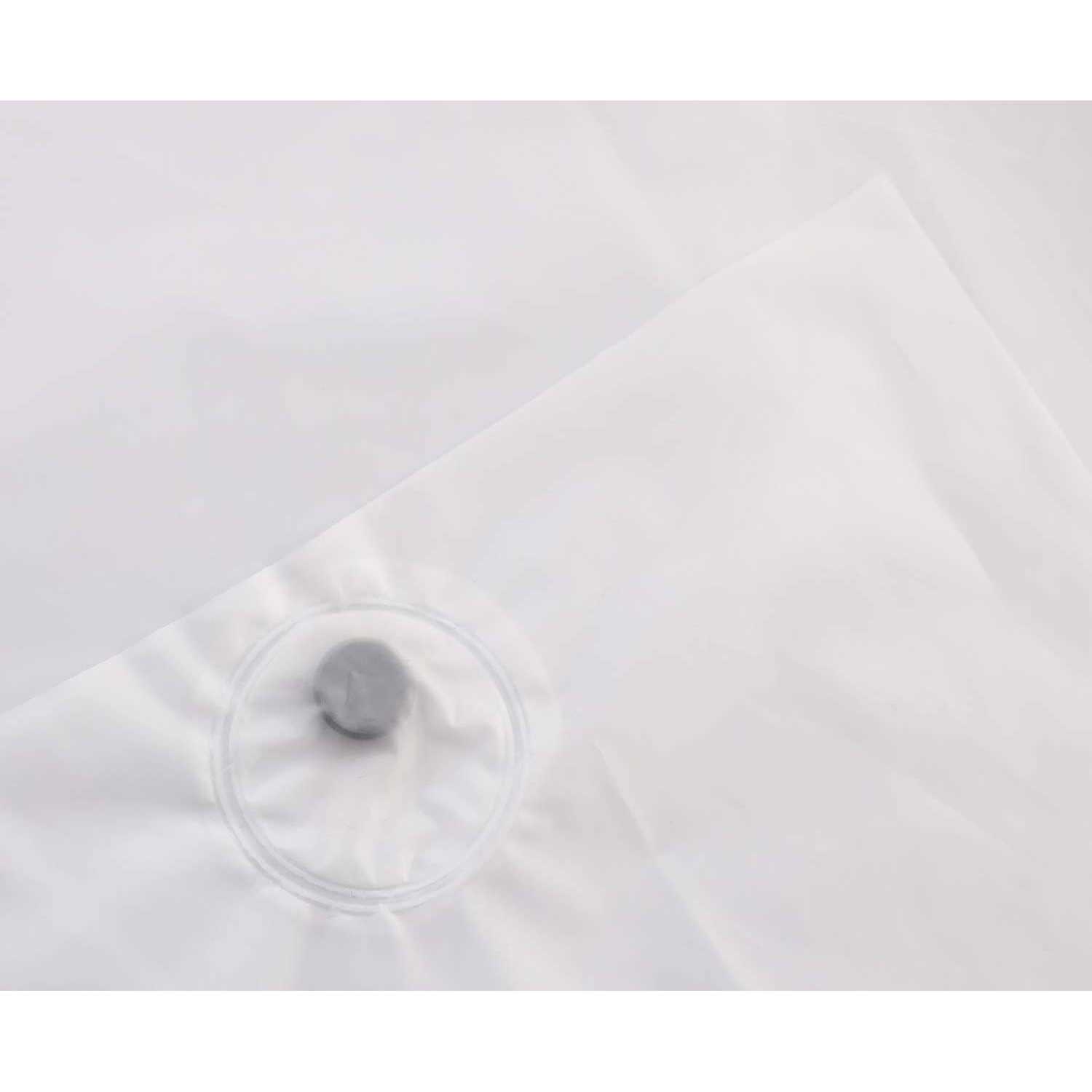 River Dream Plastic Snap in Shower Curtain Liner Replacement with Magnets Removable Liner - Image 4