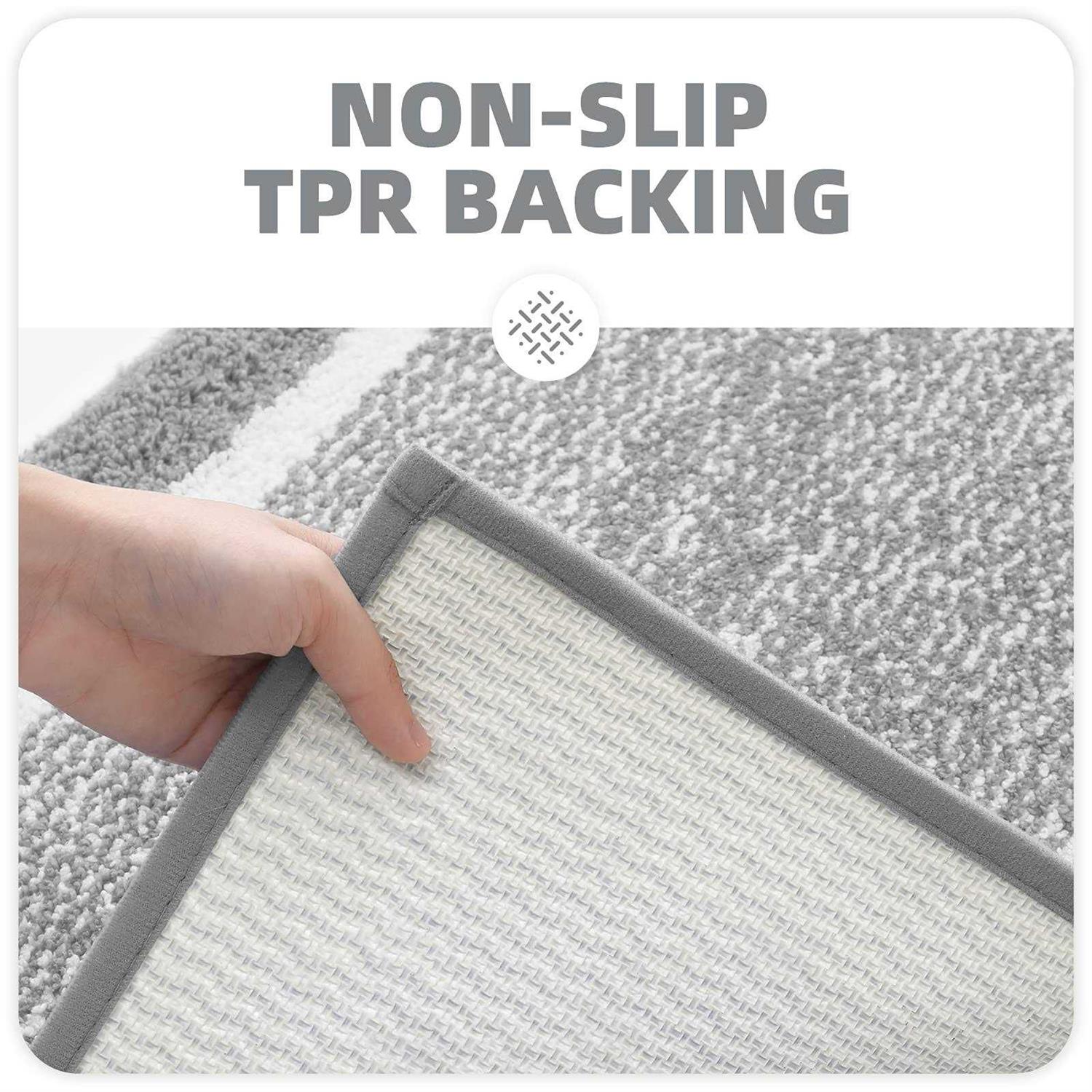 Color&Geometry Color G Bathroom Rugs Absorbent, Non Slip, Soft, Washable, Quick Dry - Image 4