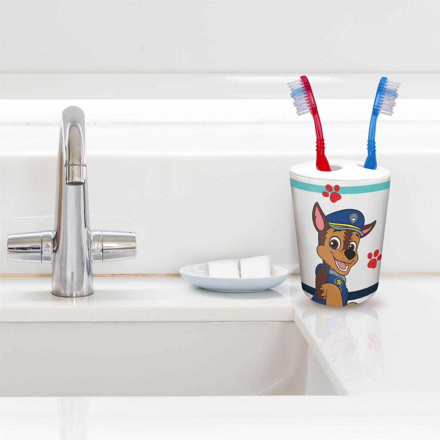 Paw Patrol Paws and Brave Shower Curtain and Hook Set - Image 5