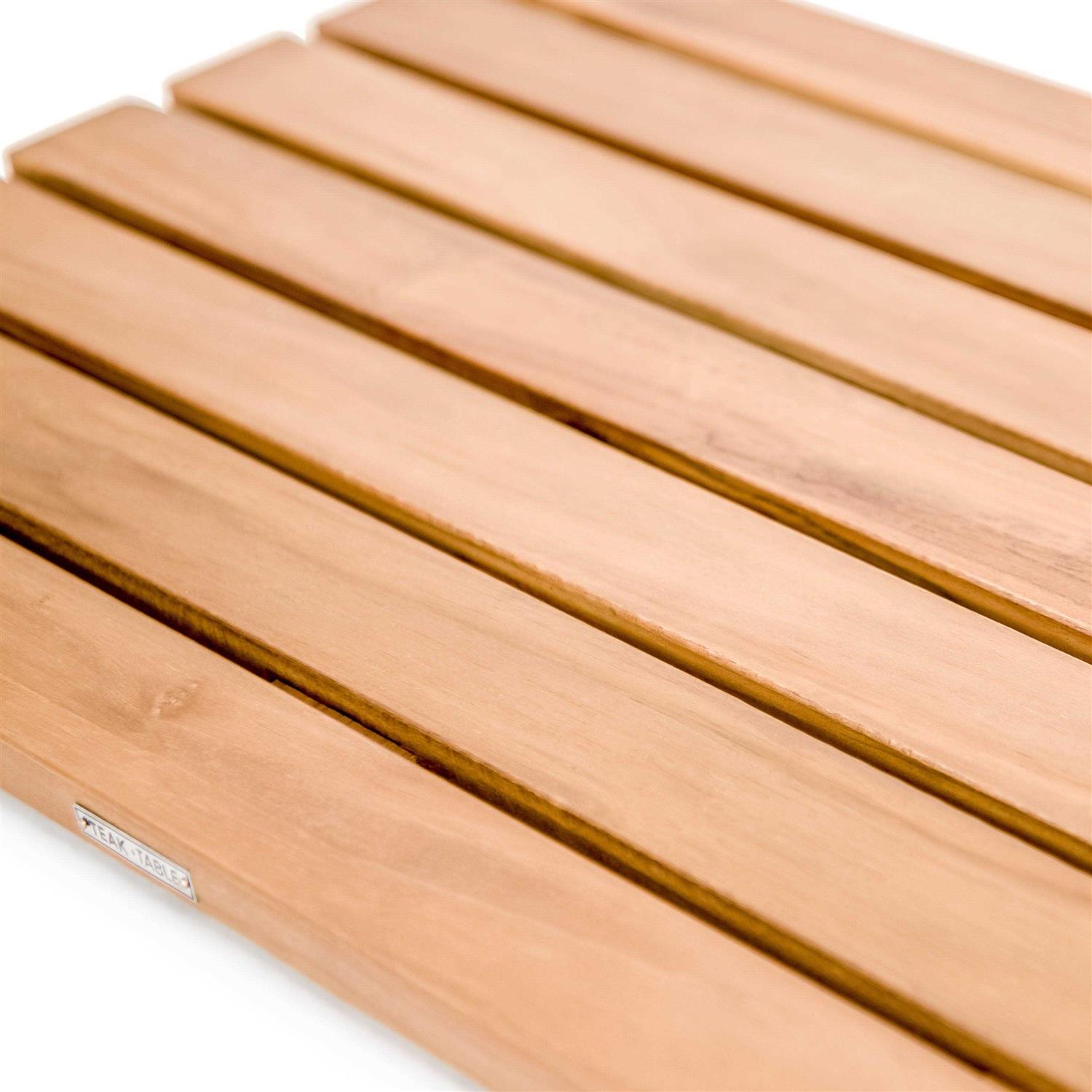 Teak + Table Monday Teak Patio Shower Mat MON-SHMT - Image 3