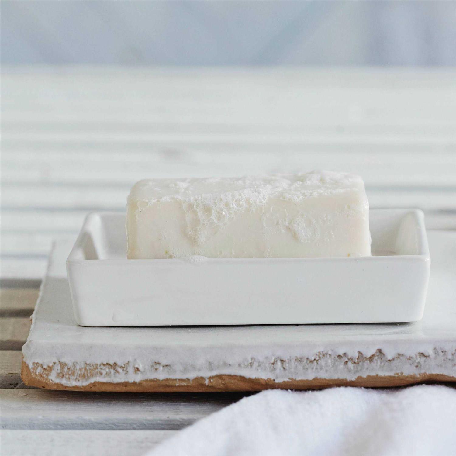The White Company White Ceramic Soap Dish - Image 3