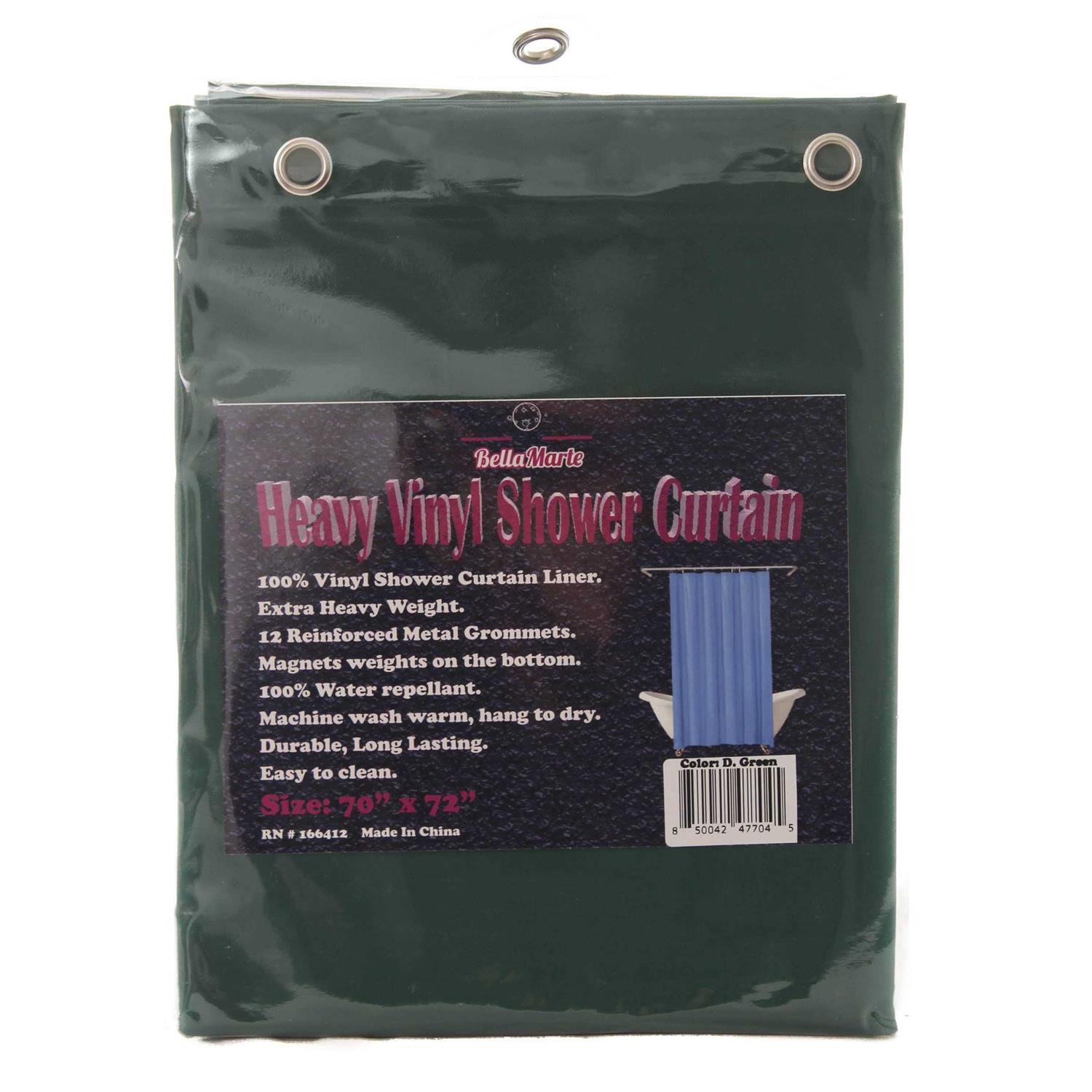 BMARTUSA Hotel Quality Heavy Shower Curtain Liner with Rustproof Metal Grommet and 3 Magnetic Weights 70 x 72 - Image 4