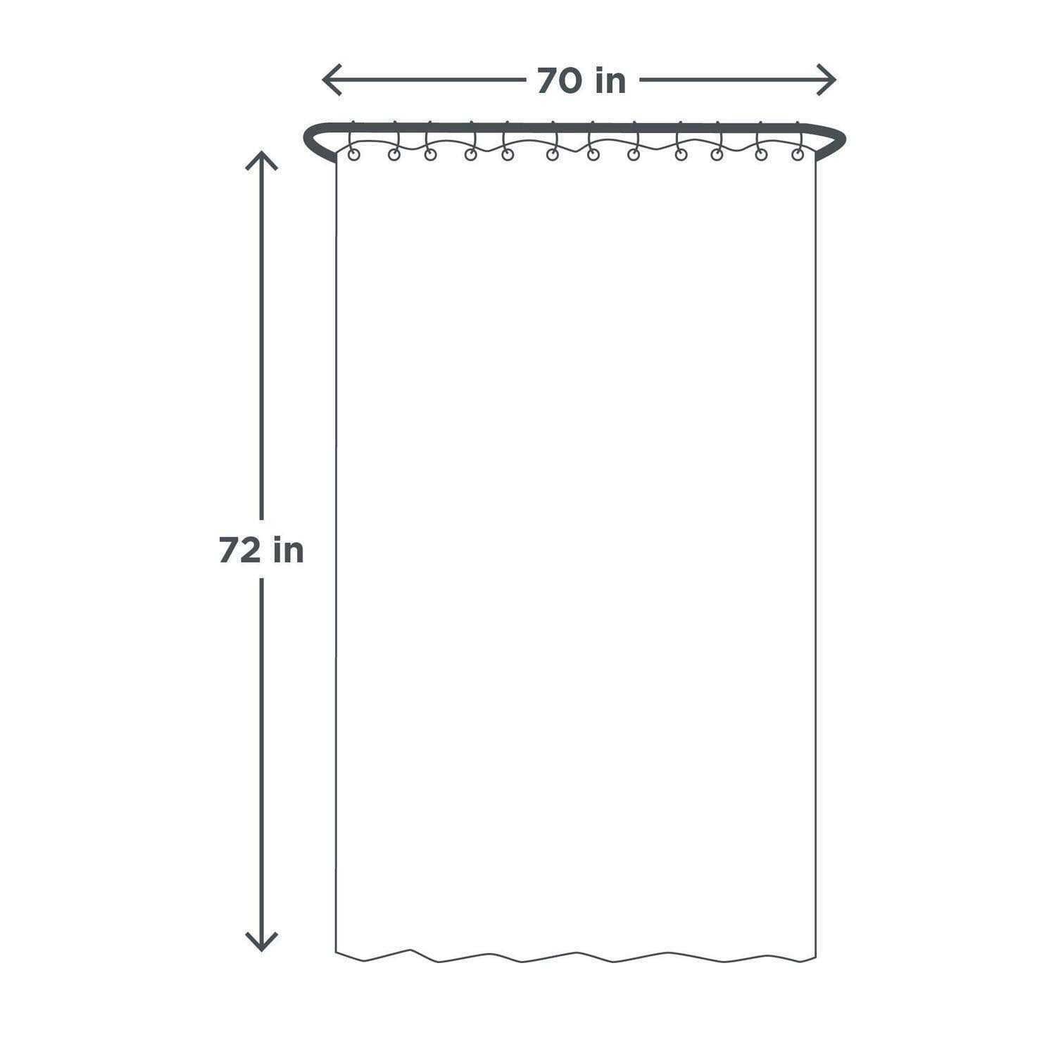 Better Homes & Gardens Eco-Friendly Heavyweight Waterproof Peva Shower Liner - Image 5