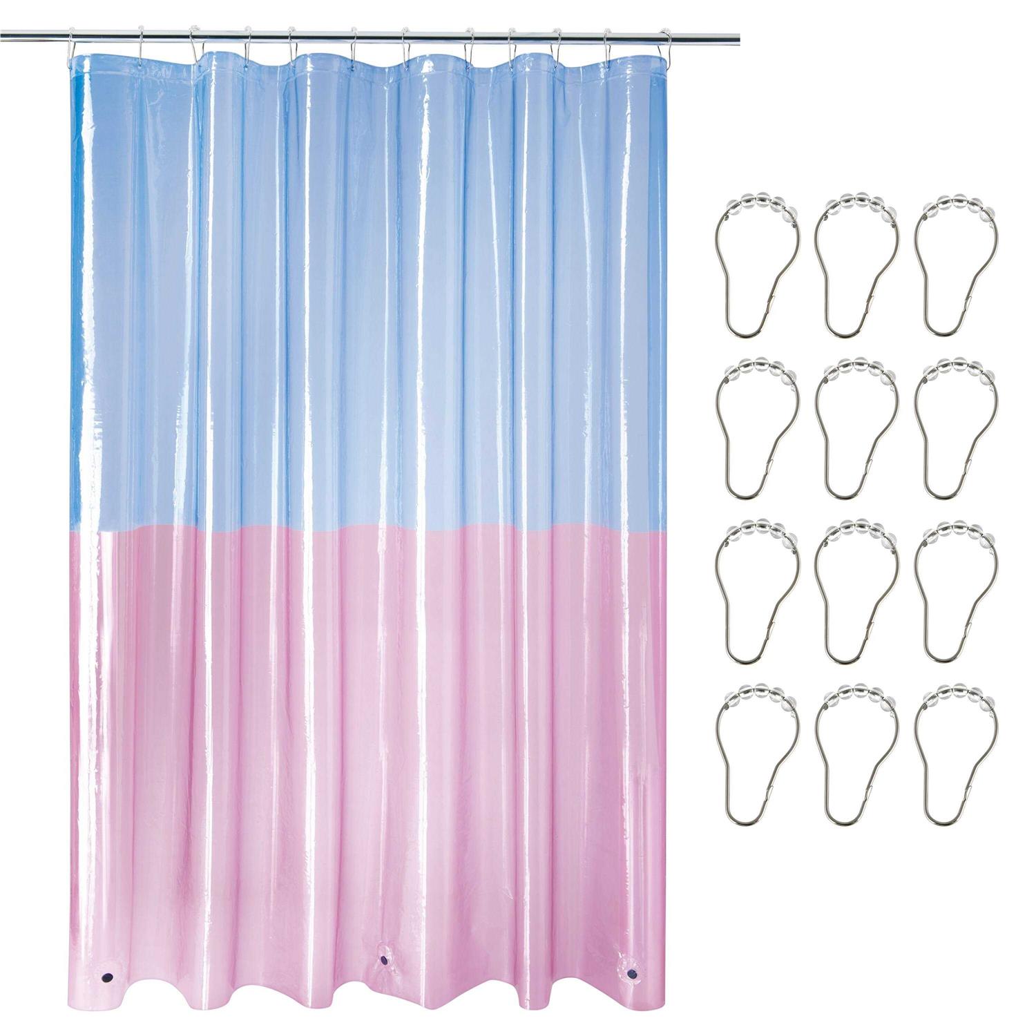 Allure Home Creations Radiant Border 13-Piece Peva Shower Curtain - Image 5