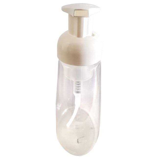 Clear Plastic Foaming Soap Dispensers Pump-Bottles Compatible with Dr. Bronners Castile Liquid Soap - Image 3