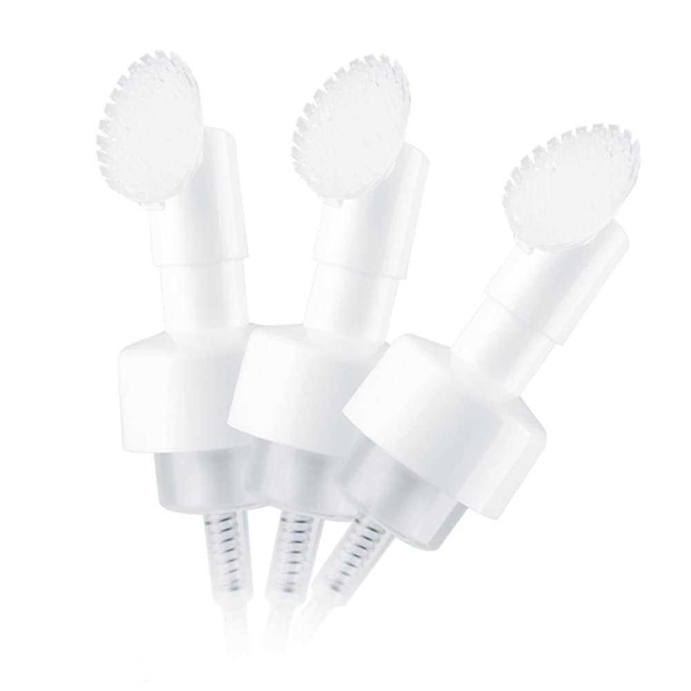 ccHuDE 2 Pcs Empty Clear Plastic Foam Dispenser Bottle Refillable Foaming Bottles Soap Dispenser Pump Bottles with Gel Head Wash Brush for Cleaning - Image 5