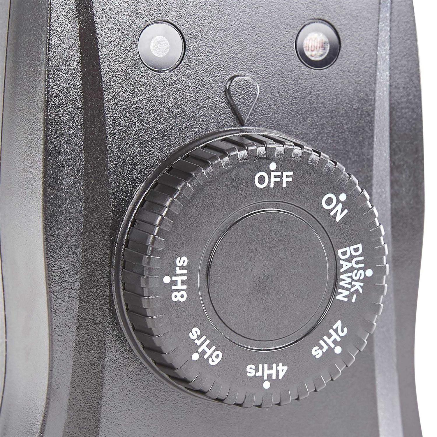 Utilitech 2 Outlet Black Plug-in Countdown Lighting Timer LTS-T5U - Image 3