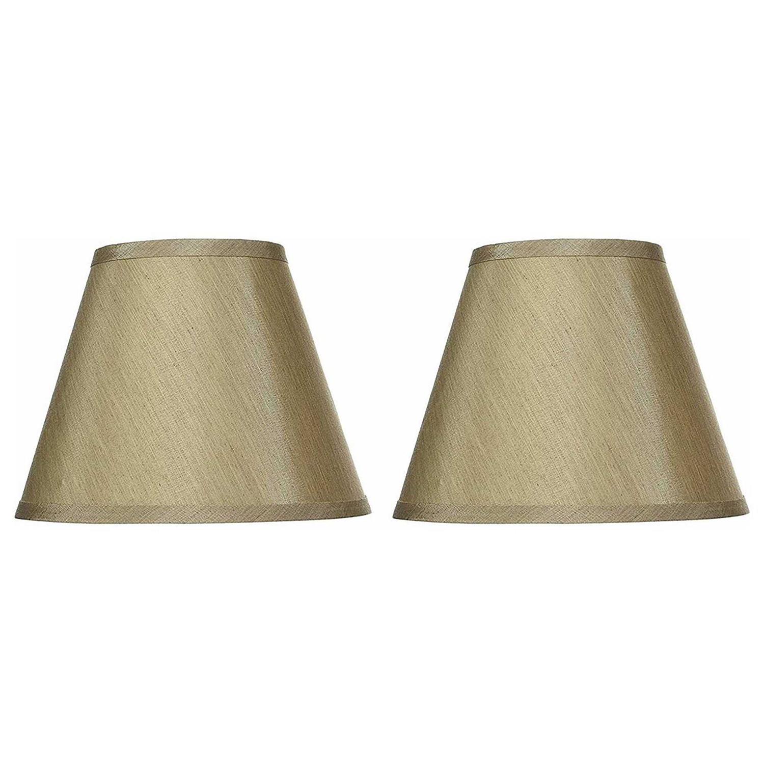 Urbanest Hardback Faux Silk Coolie Lamp Shade - Image 4