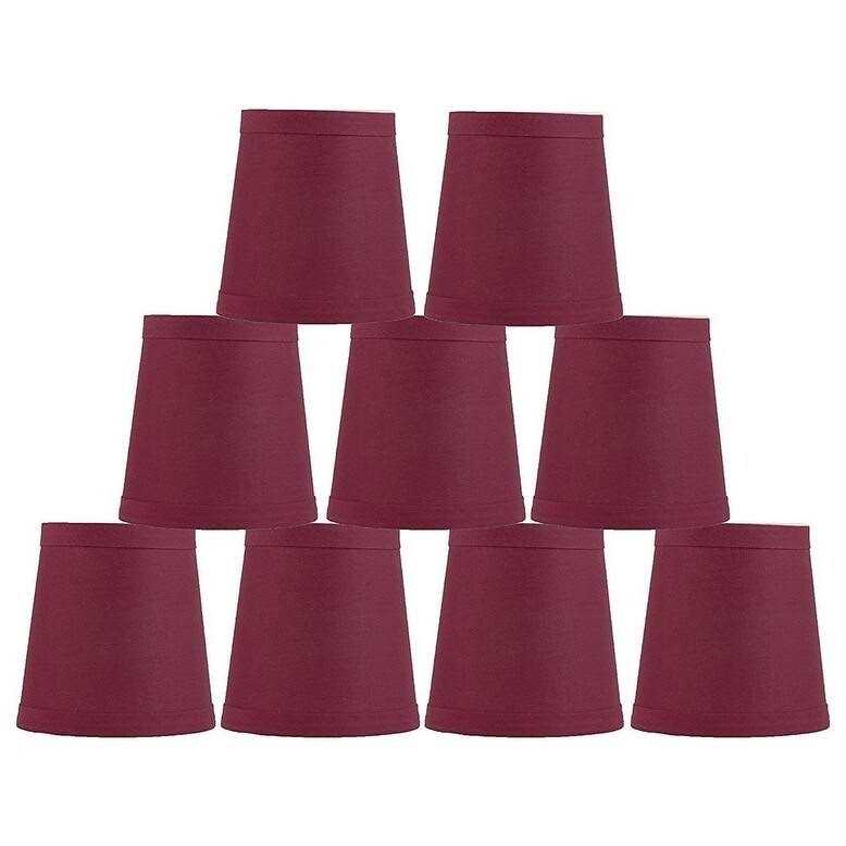 Urbanest Cotton Chandelier Lamp Shades 3x4x4 inch - Image 4