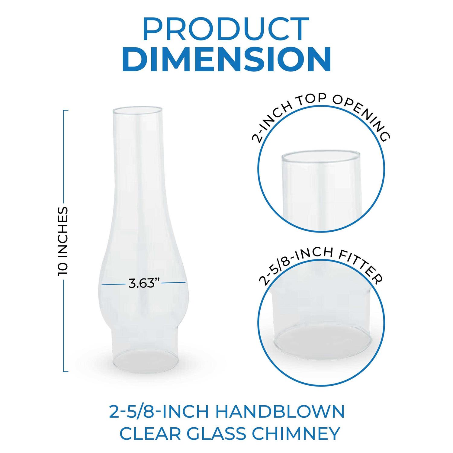 Westinghouse Clear Glass Chimney - Image 4