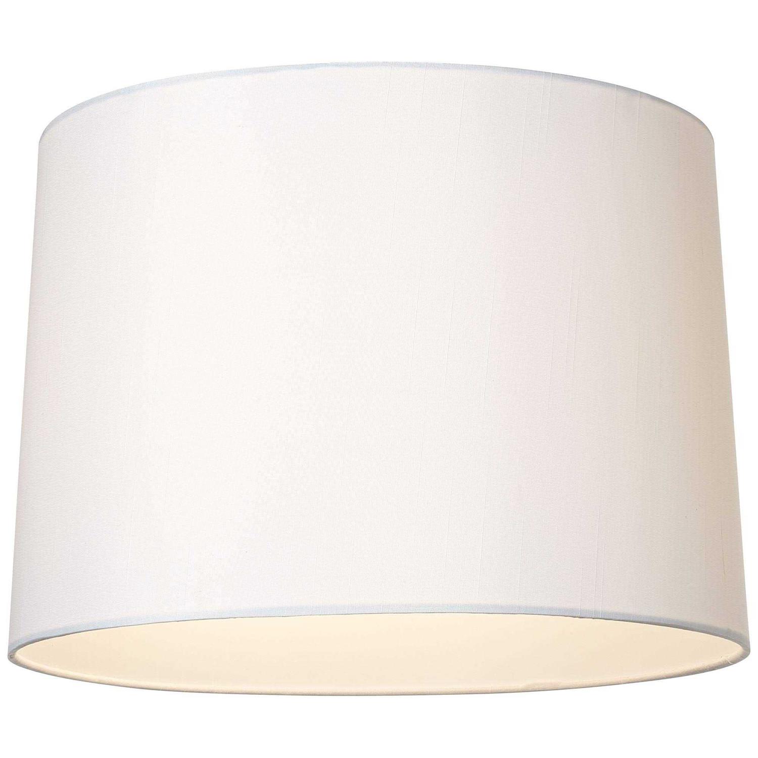 Brentwood White Fabric Hardback Lamp Shade - Image 4