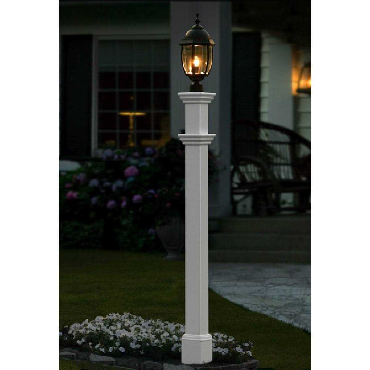 Vita 6L x 6W x 74H Portsmouth Vinyl Lamp Post VA94430 - Image 5