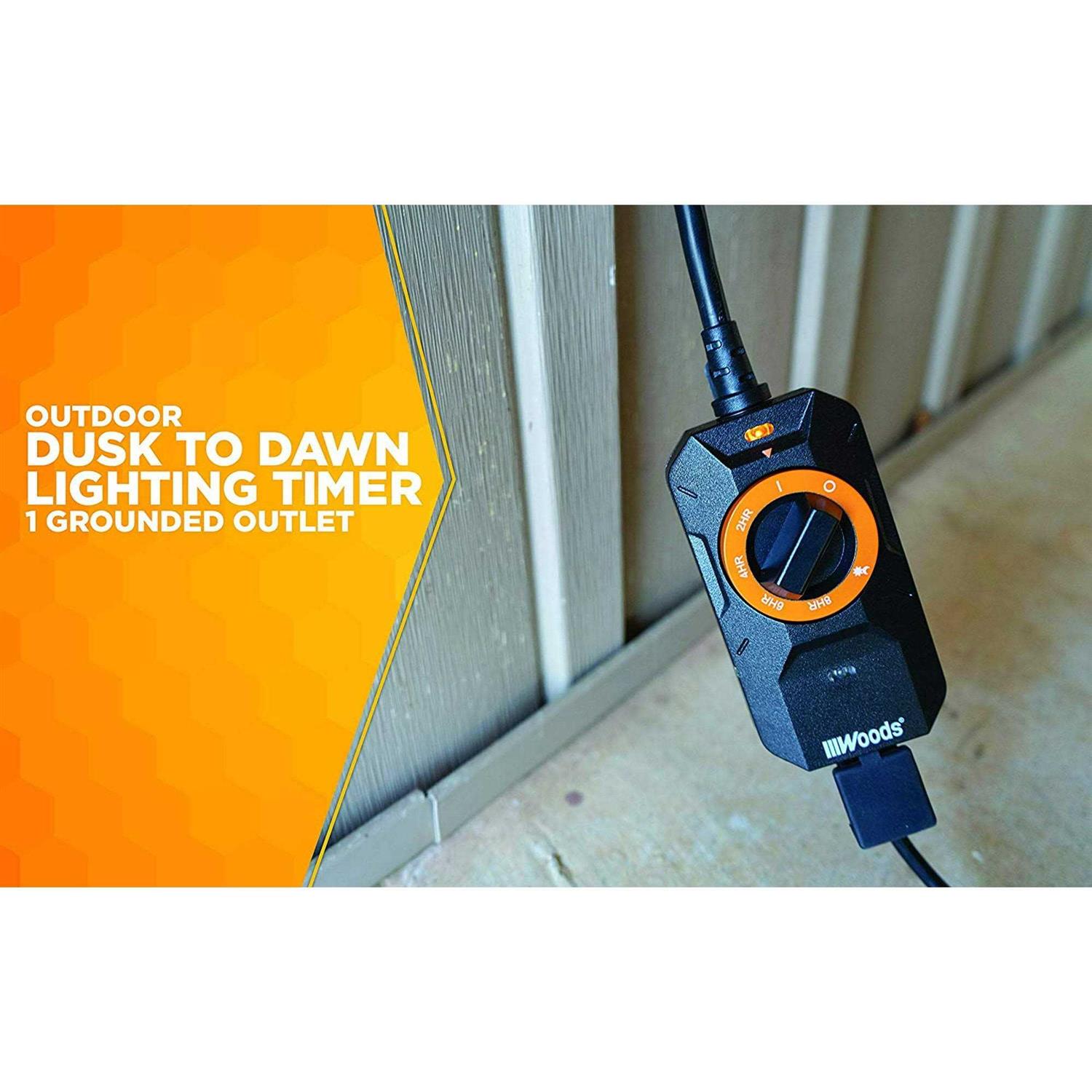 Woods 50121WD Outdoor Dusk to Dawn Lighting Timer - Image 4