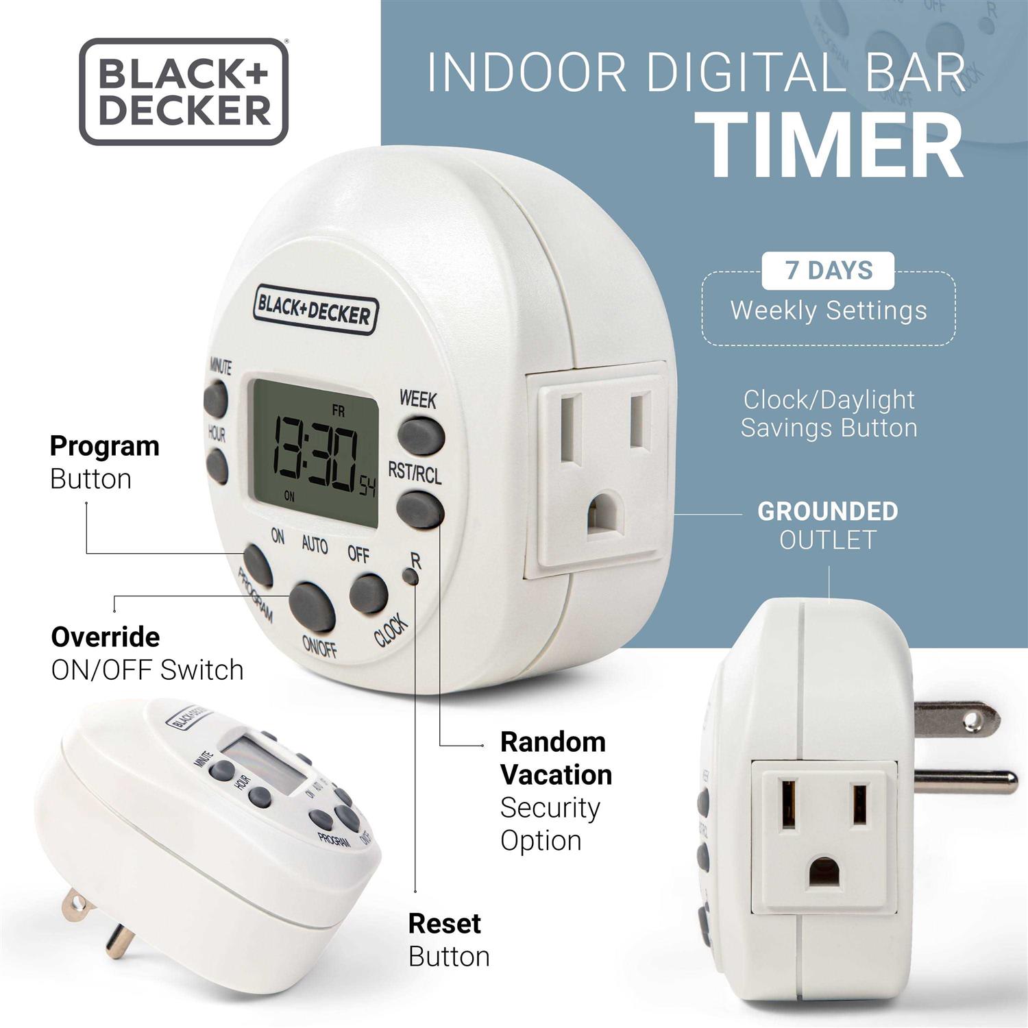BLACK+DECKER BDXPA0023 Light Timers Programmable Indoor - Image 4