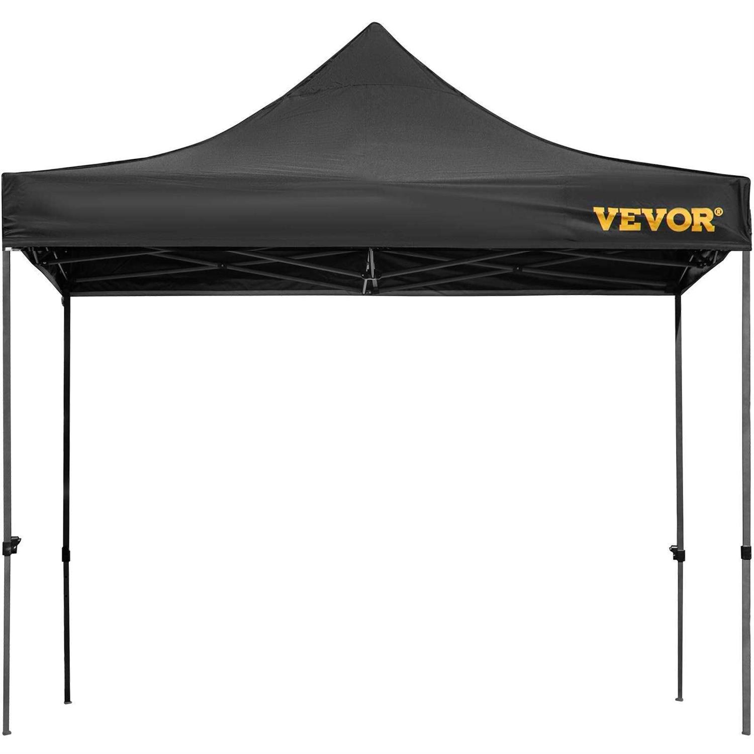 VEVOR 10 Ft. x 10 Ft. Pop Up Canopy Tent Outdoor Patio Gazebo Tent Uv Resistant Waterproof Instant Gazebo Shelter - Image 3