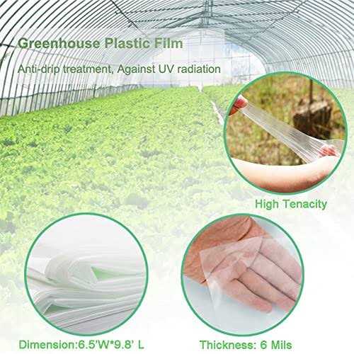 Yowlieu clear greenhouse Plastic Sheeting - Image 3