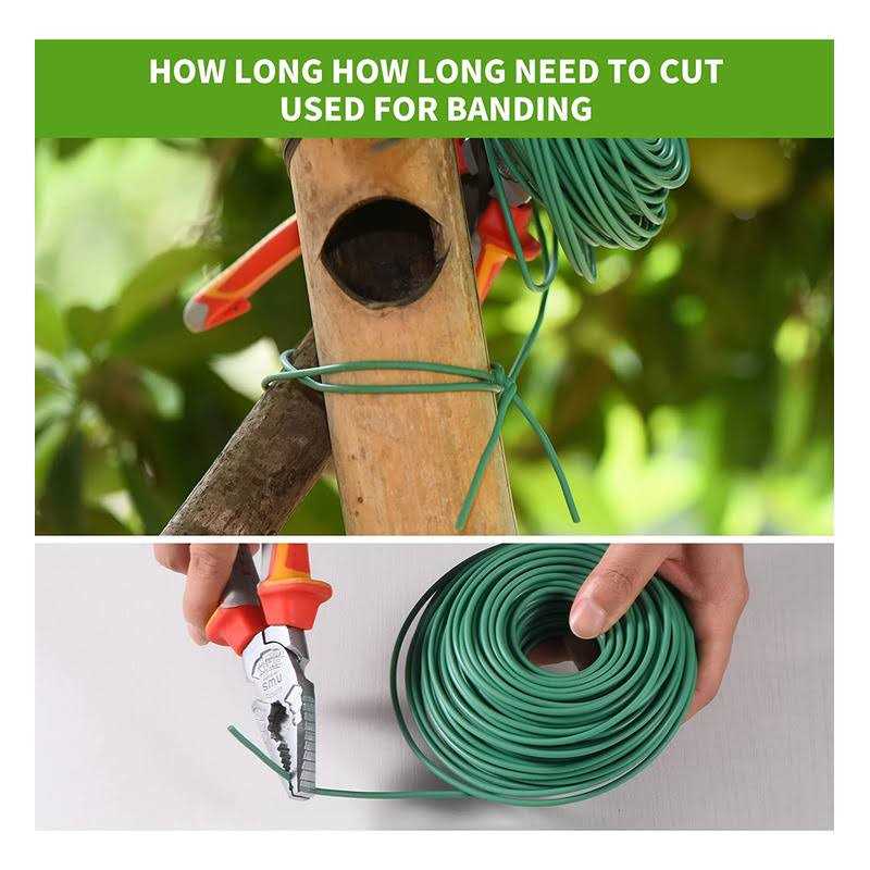 YDSL Soft Tie, Green Twist Garden Ties for Plants - Image 5